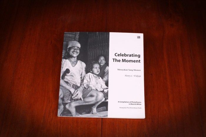 celebrating the moment