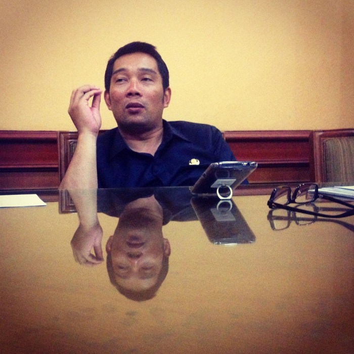 evening talk with bandung mayor