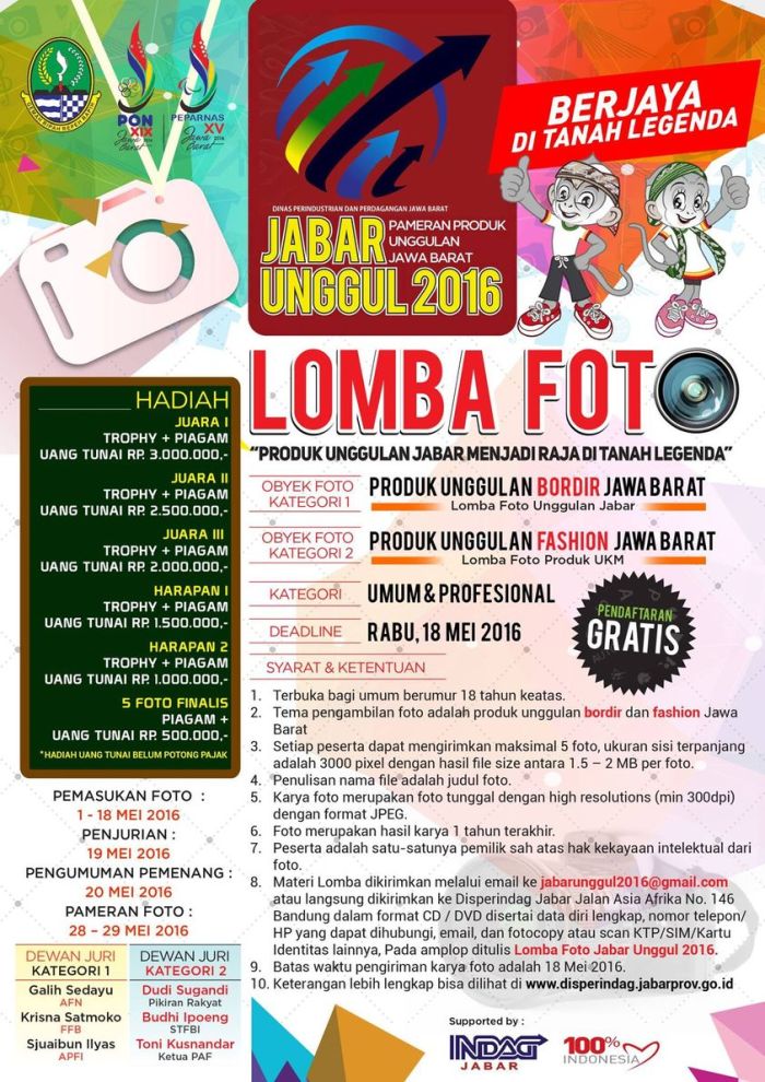 lomba foto jabar unggul 2016