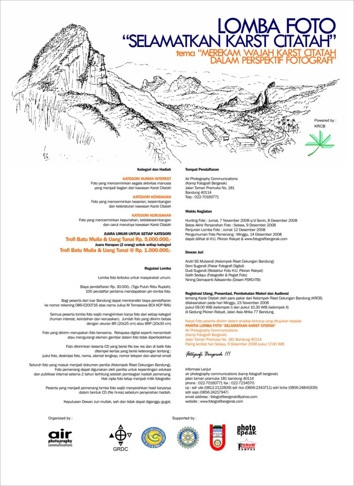 selamatkan karst citatah (blog)